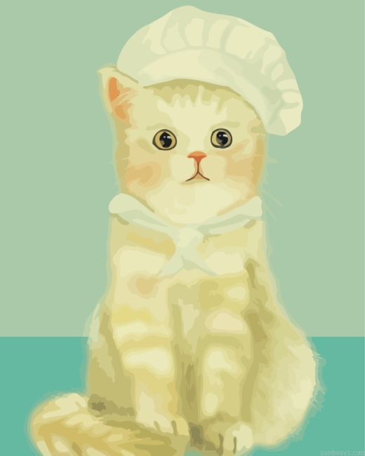Chef Kitty Painting By Numbers.png