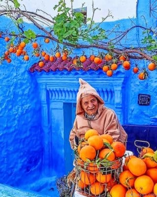 Chefchaouen The Blue Pearl Painting By Numbers.png