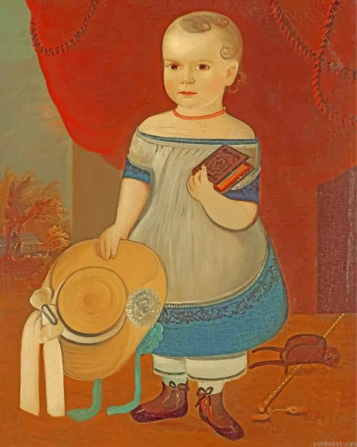 Child With Straw Hat Painting By Numbers.png