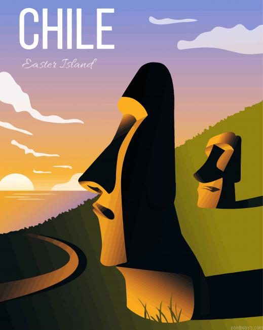 Chile Statue Poster Painting By Numberss.png