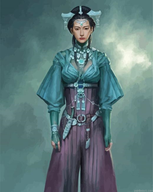 Chinese Lady Painting By Numberss.png