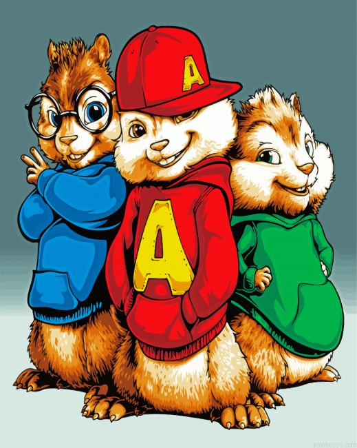 Chipmunks Animations Painting By Numberss.png