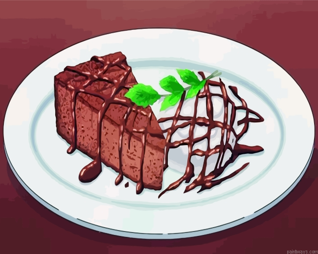 Chocolate Cake Painting By Numbers.png