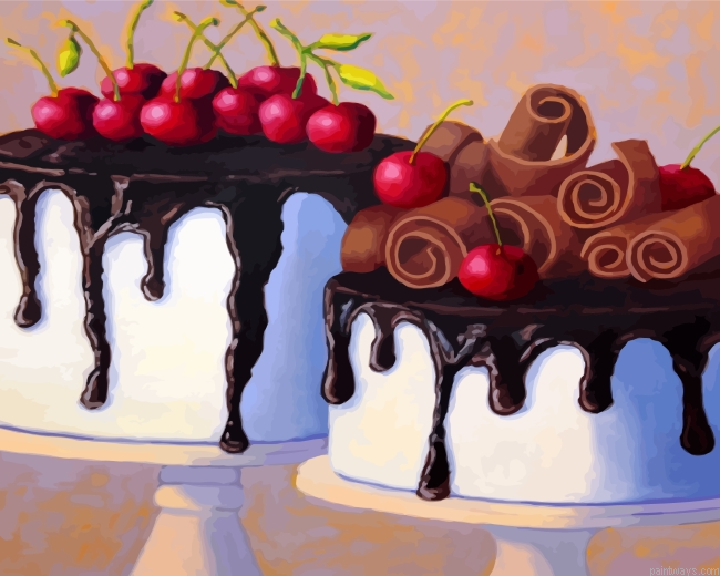 Chocolate Cakes Painting By Numbers.png