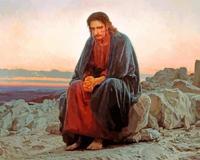 Christ In The Desert Painting By Numbers.png