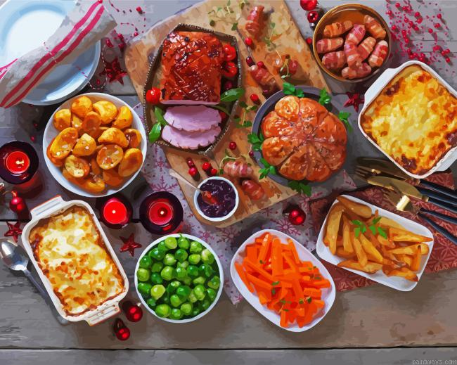 Christmas Dinner Table Painting By Numberss.png