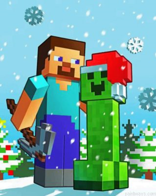 Christmas Minecraft Painting By Numbers.png