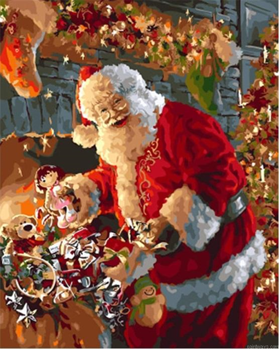 Christmas Unique Gift Home Wall Art Picture Diy Painting By Numberss.png