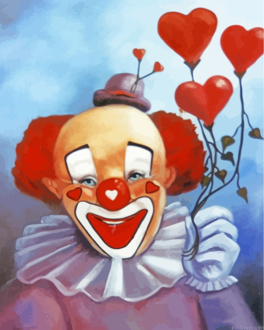 Circus Clown Painting By Numberss.png