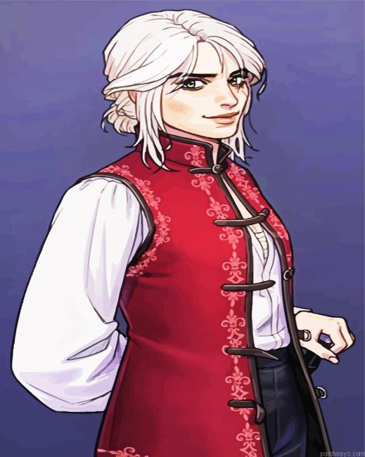 Ciri Character Painting By Numberss.png