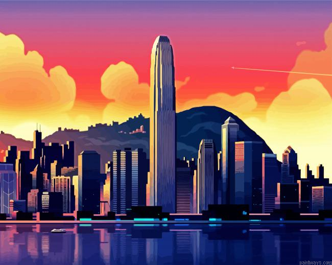 Cityscape Illustration Art Painting By Numberss.png