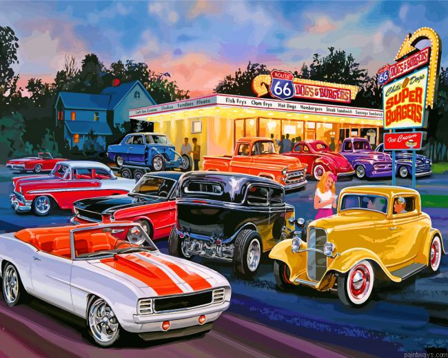 Classic Cars Painting By Numbers.png