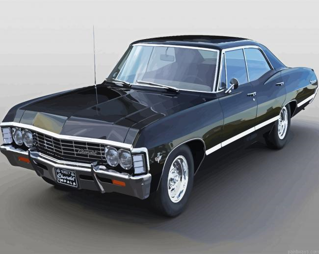 Classic Chevy Car Painting By Numberss.png