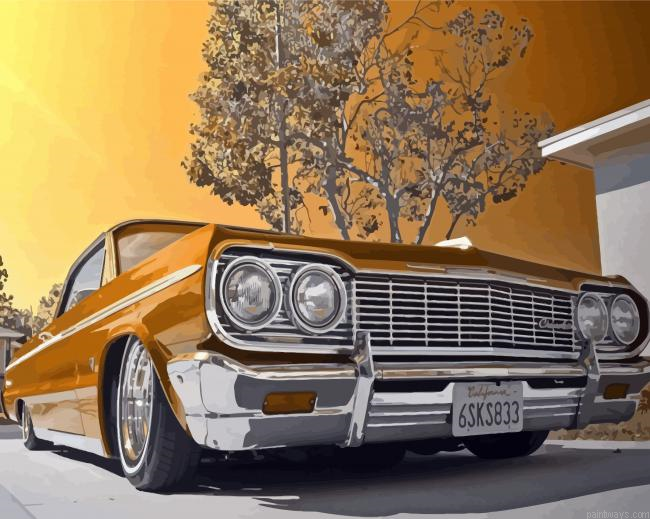 Classic Chevy Impala Painting By Numberss.png