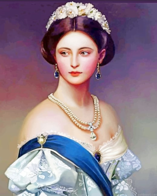 Classic Lady Painting By Numberss.png