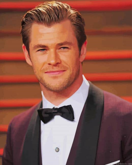 Classy Chris Hemsworth New Painting By Numberss.png