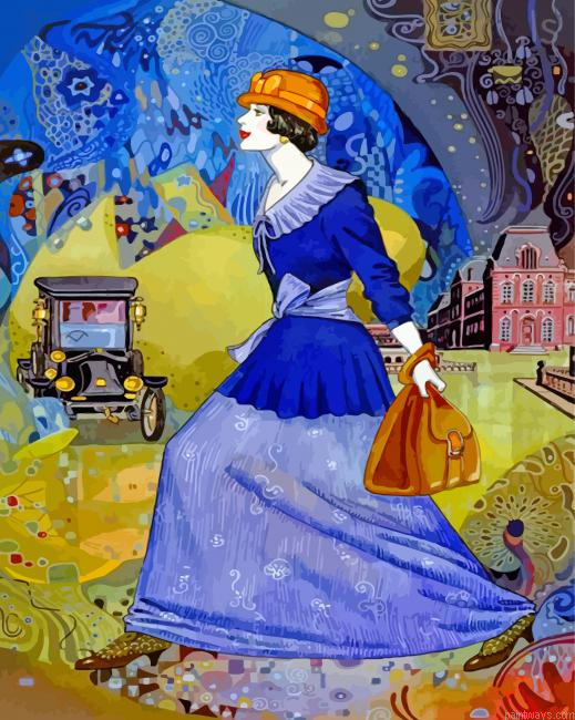 Classy Deco Lady Painting By Numbers.png