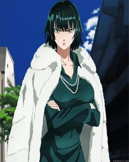 Classy Fubuki Character Painting By Numberss.png