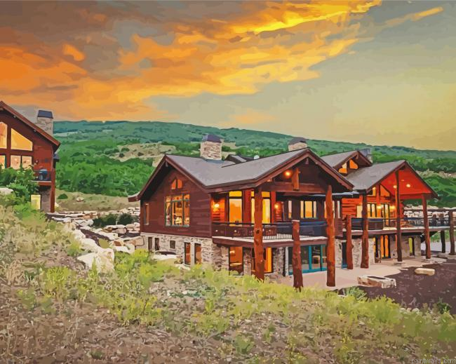 Classy Log Home Painting By Numberss.png