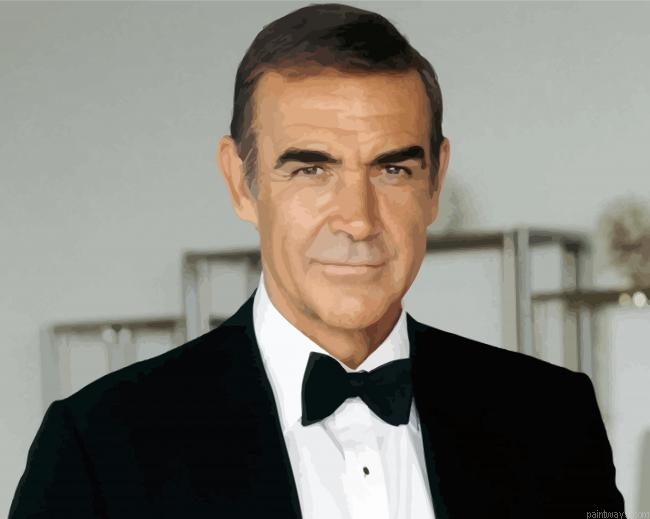Classy Sean Connery Painting By Numberss.png