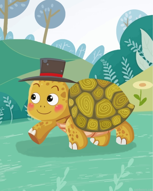 Classy Tortoise Painting By Numberss.png