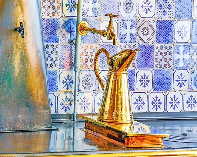 Claude Monet Copper Kitchen New Painting By Numberss.png