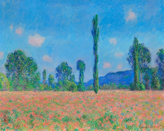 Claude Monet Poppy Field New Painting By Numberss.png