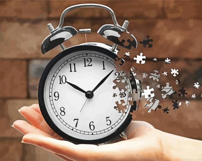 Clock Time Lost Painting By Numberss.png