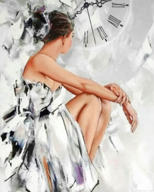 Clock Woman Painting By Numbers.png