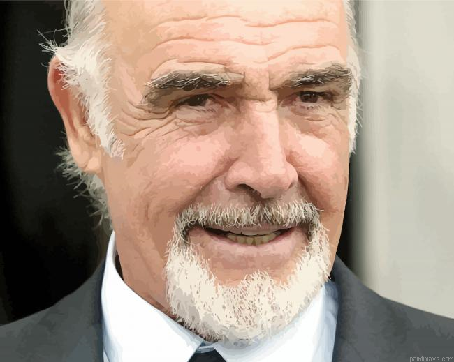 Close Up Sean Connery Painting By Numberss.png