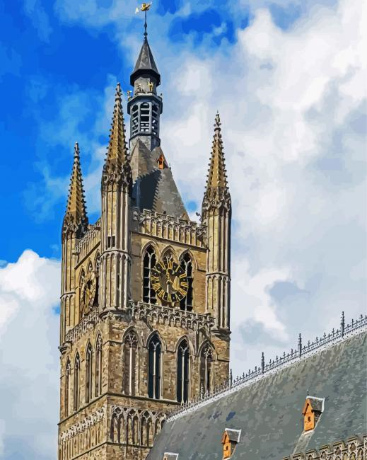 Cloth Hall Building Painting By Numberss.png