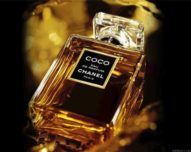 Coco Chanel Perfume Painting By Numberss.png