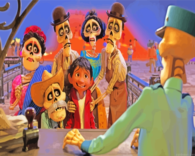 Coco Characters Painting By Numberss.png