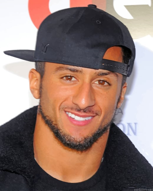 Colin Kaepernick Baseball Player Painting By Numberss.png