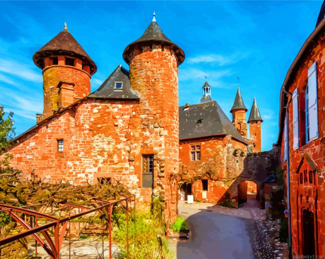 Collonges La Rouge Painting By Numberss.png