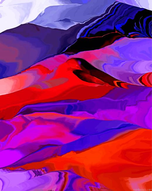 Colorful Abstract Hills Painting By Numberss.png
