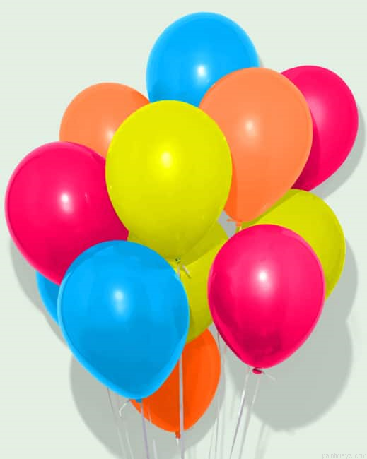 Colorful Balloons Painting By Numberss.png