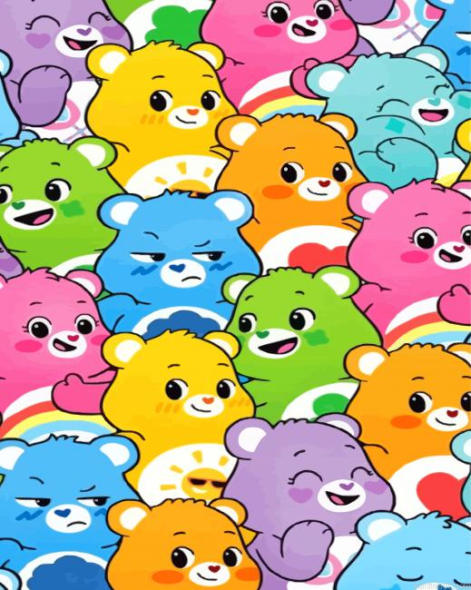 Colorful Bears Painting By Numberss.png