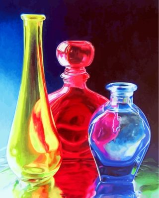 Colorful Bottles Painting By Numbers.png