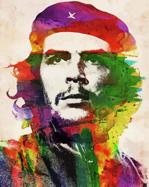 Colorful Che Guevara Painting By Numbers.png