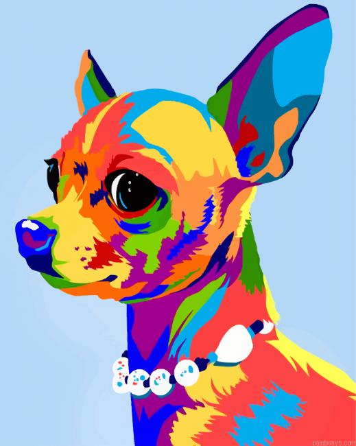 Colorful Chihuahua Painting By Numbers.png