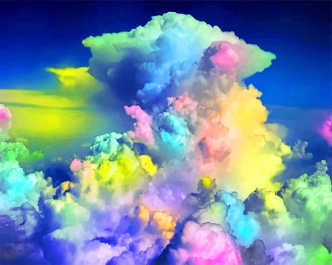 Colorful Clouds Painting By Numberss.png