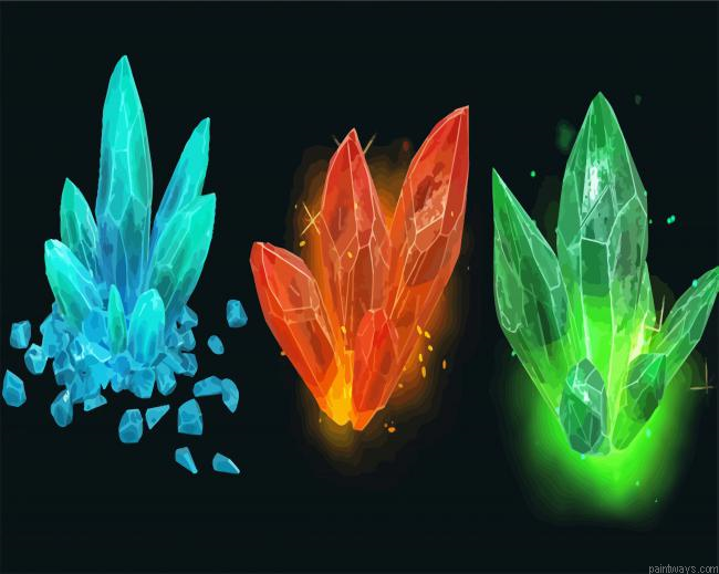 Colorful Crystals Painting By Numberss.png
