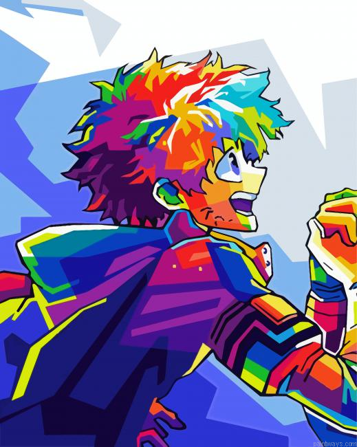 Colorful Deku Character Painting By Numberss.png