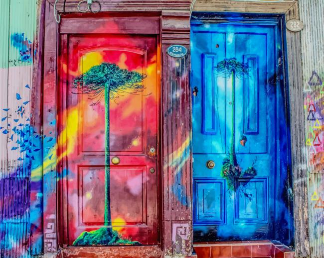 Colorful Doors New Painting By Numberss.png