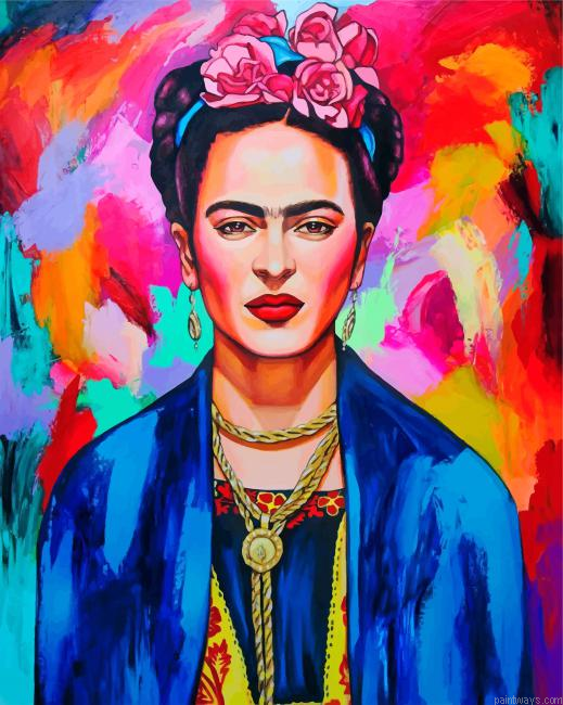 Colorful Frida Painting By Numbers.png