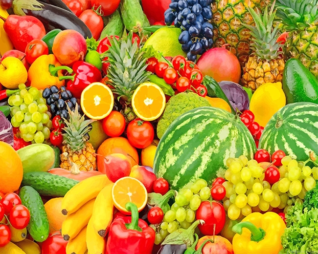 Colorful Fruits New Painting By Numberss.png