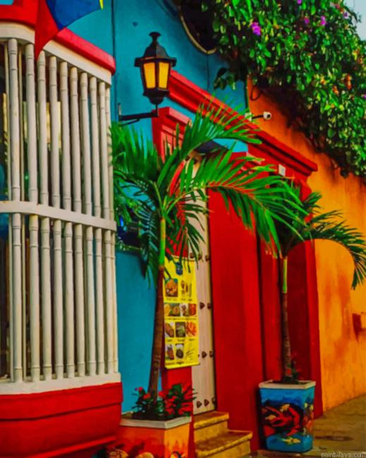 Colorful House New Painting By Numberss.png