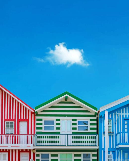 Colorful Houses In Portugal New Painting By Numberss.png