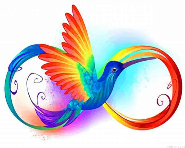 Colorful Infinity Bird Painting By Numberss.png